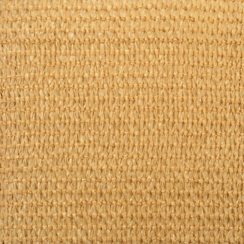 vidaXL homokszínű négyszögletű HDPE napvitorla 160 g/m² 3x5 m