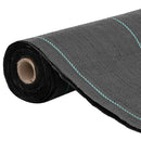 vidaXL fekete gyomfólia 0,5 x 50 m PP