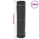 vidaXL fekete gyomfólia 0,5 x 100 m PP