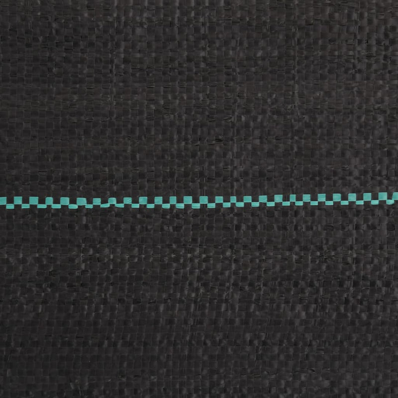 vidaXL fekete PP talajtakaró membrán 0,5x200 m