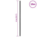 vidaXL fekete PP talajtakaró membrán 4x10 m