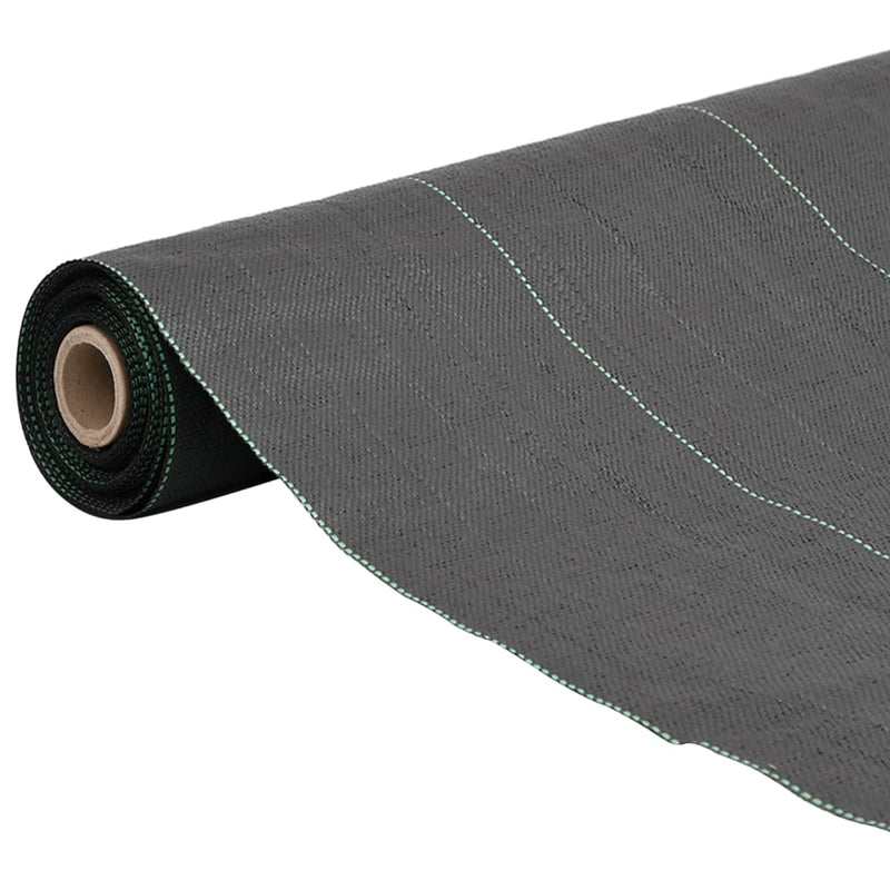 vidaXL fekete PP talajtakaró membrán 2x10 m
