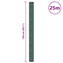 vidaXL zöld PP talajtakaró membrán 1,5x25 m