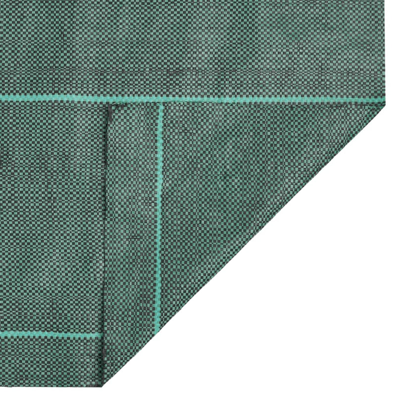 vidaXL zöld PP talajtakaró membrán 2x5 m
