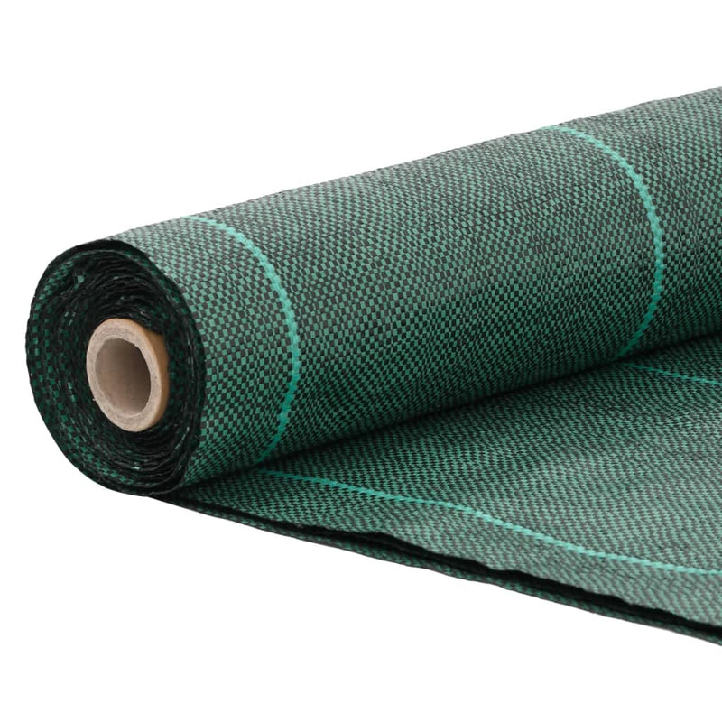 vidaXL zöld PP talajtakaró membrán 2x50 m