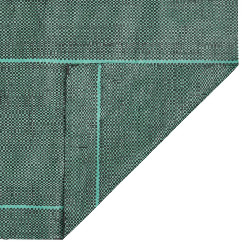 vidaXL zöld PP talajtakaró membrán 2x50 m
