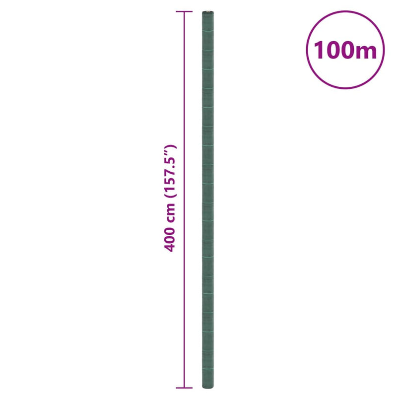 vidaXL zöld PP talajtakaró membrán 4x100 m