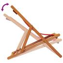 vidaXL 2 db összecsukható piros szövet strandszék