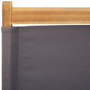 vidaXL 8 db antracitszürke szövet és tömör fa összecsukható kerti szék