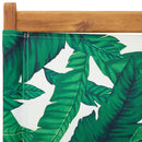 vidaXL 8 db zöld szövet és tömör fa összecsukható kerti szék