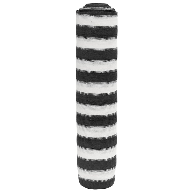 vidaXL antracitszürke és fehér HDPE belátásgátló háló 1,2x25m 150 g/m²