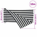 vidaXL antracitszürke és fehér HDPE belátásgátló háló 1x10 m 195 g/m²