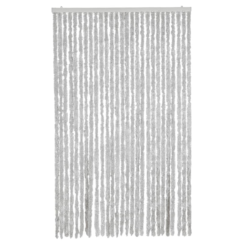 vidaXL szürke zsenília rovarfüggöny 118x220 cm