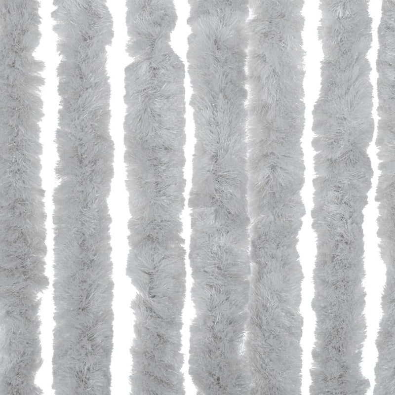 vidaXL szürke zsenília rovarfüggöny 118x220 cm