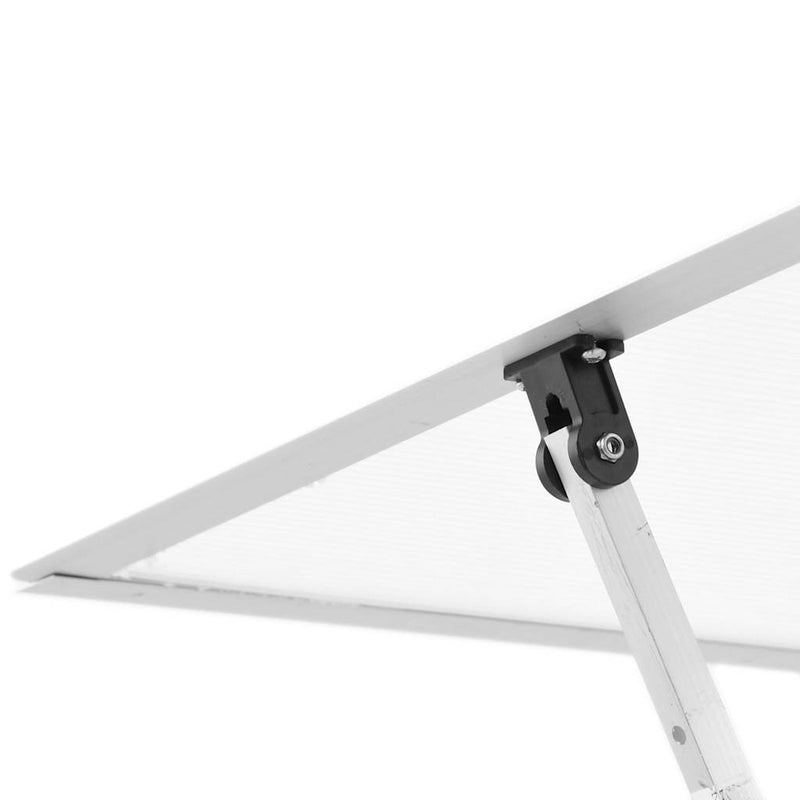 vidaXL ezüstszínű alumínium melegház alapvázzal 169 x 58 x 195 cm