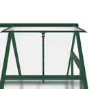 vidaXL zöld alumínium melegház alapvázzal 169 x 114 x 195 cm