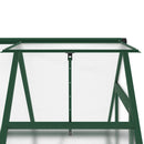vidaXL zöld alumínium melegház alapvázzal 169 x 114 x 202 cm