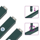 vidaXL zöld alumínium melegház alapvázzal 169 x 114 x 202 cm