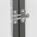 vidaXL antracitszürke alumínium melegház alapvázzal 169 x 169 x 195 cm