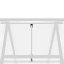 vidaXL ezüstszínű alumínium melegház alapvázzal 224 x 169 x 195 cm