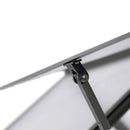 vidaXL antracitszürke alumínium melegház alapvázzal 224 x 169 x 195 cm