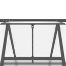 vidaXL antracitszürke alumínium melegház alapvázzal 224 x 169 x 195 cm