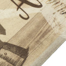 vidaXL barna feliratos mosható bársony konyhaszőnyeg 60 x 180 cm