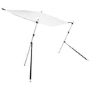 vidaXL T-alakú árnyékolóhosszabbító szettel 170x170x(113-182,5) cm