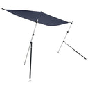 vidaXL T-alakú árnyékolóhosszabbító szettel 170 x 170 x (113-182,5) cm