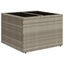 vidaXL 11 db szürke polyrattan kerti kanapégarnitúra párnákkal