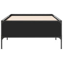 vidaXL fekete szerelt fa és fém ágykeret 100 x 200 cm