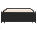 vidaXL fekete szerelt fa és fém ágykeret 75 x 190 cm