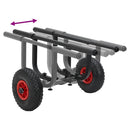 vidaXL alumínium kajakszállító kocsi 90 kg