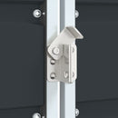 vidaXL antracit acél kerekes tároló 1 szemeteskukához 72 x 81 x 115 cm