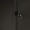 vidaXL vas és tömör mangófa fürdőszobai szekrény 40 x 27 x 180 cm