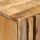 vidaXL 3 részes tömör nyers mangófa fürdőszobai bútorszett