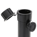 vidaXL fényes fekete acél összecsukható napernyőtalp rúdhoz Ø38/48 mm