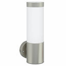 vidaXL Kültéri Fali Lámpa 2 pcs Ezüst 12 x 8,5 x 27 cm