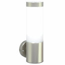 vidaXL Kültéri Fali Lámpa 2 pcs Ezüst 12 x 8,5 x 27 cm