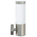 vidaXL Kültéri Fali Lámpa 2 pcs Ezüst 12 x 8,5 x 27 cm