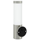 vidaXL Kültéri Fali Lámpa 2 pcs Ezüst 12 x 8,5 x 29 cm