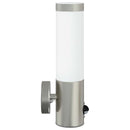 vidaXL Kültéri Fali Lámpa 2 pcs Ezüst 12 x 8,5 x 29 cm