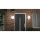 vidaXL Kültéri Fali Lámpa 2 pcs Ezüst 28 x 25 x 38 cm
