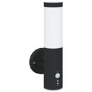 vidaXL Kültéri Fali Lámpa 2 pcs Fekete 15 x 7,5 x 33 cm