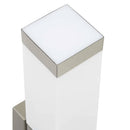 vidaXL Kültéri Fali Lámpa Ezüst 10.5 x 6 x 33 cm