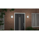 vidaXL Kültéri Fali Lámpa 2 pcs Ezüst 23.5 x 9 x 26 cm