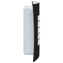 vidaXL Kültéri Fali Lámpa 2 pcs Fekete 23.5 x 9 x 26 cm