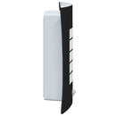vidaXL Kültéri Fali Lámpa 2 pcs Fekete 23.5 x 9 x 26 cm