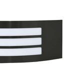 vidaXL Kültéri Fali Lámpa 2 pcs Fekete 32 x 10 x 10 cm