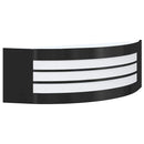 vidaXL Kültéri Fali Lámpa 2 pcs Fekete 32 x 10 x 10 cm